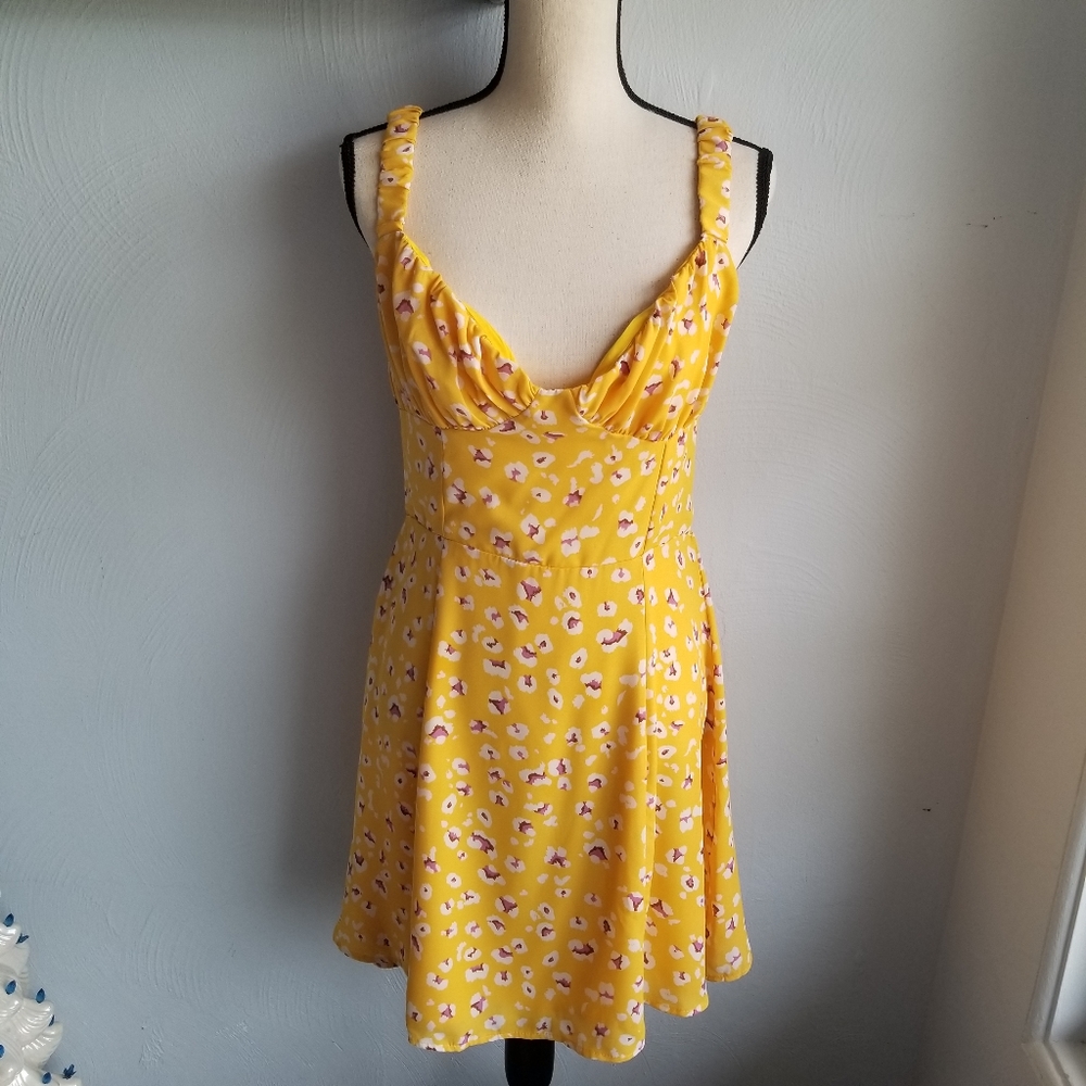 Free People French Femme Mini Dress Sz M NWT